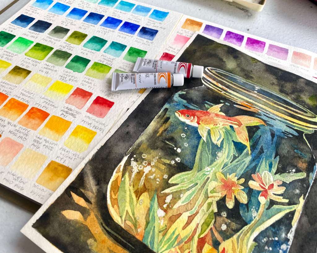 Kusakabe Watercolor and Holbein Clester&nbsp;Review